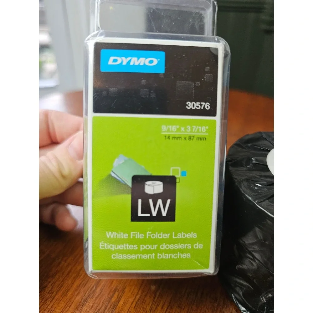 DYMO LabelWriter White File Folder Labels‎ 30576 & Compatible 30256 Roll